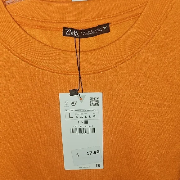 Zara Vibrant Orange Loungewear Set - Picture 3 of 5